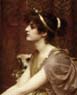 John William Godward (British, 1861-1922),  A Classical Beauty 