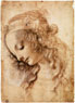 Da Vinci, Cabea de mulher, estudo