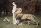 Riviere Briton, 1840-1920, UK, Una e o leo