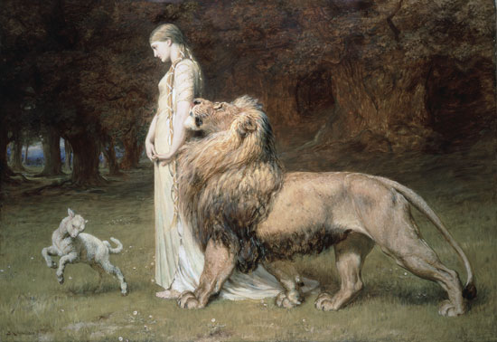 Briton Riviere, UK, Una and the lion